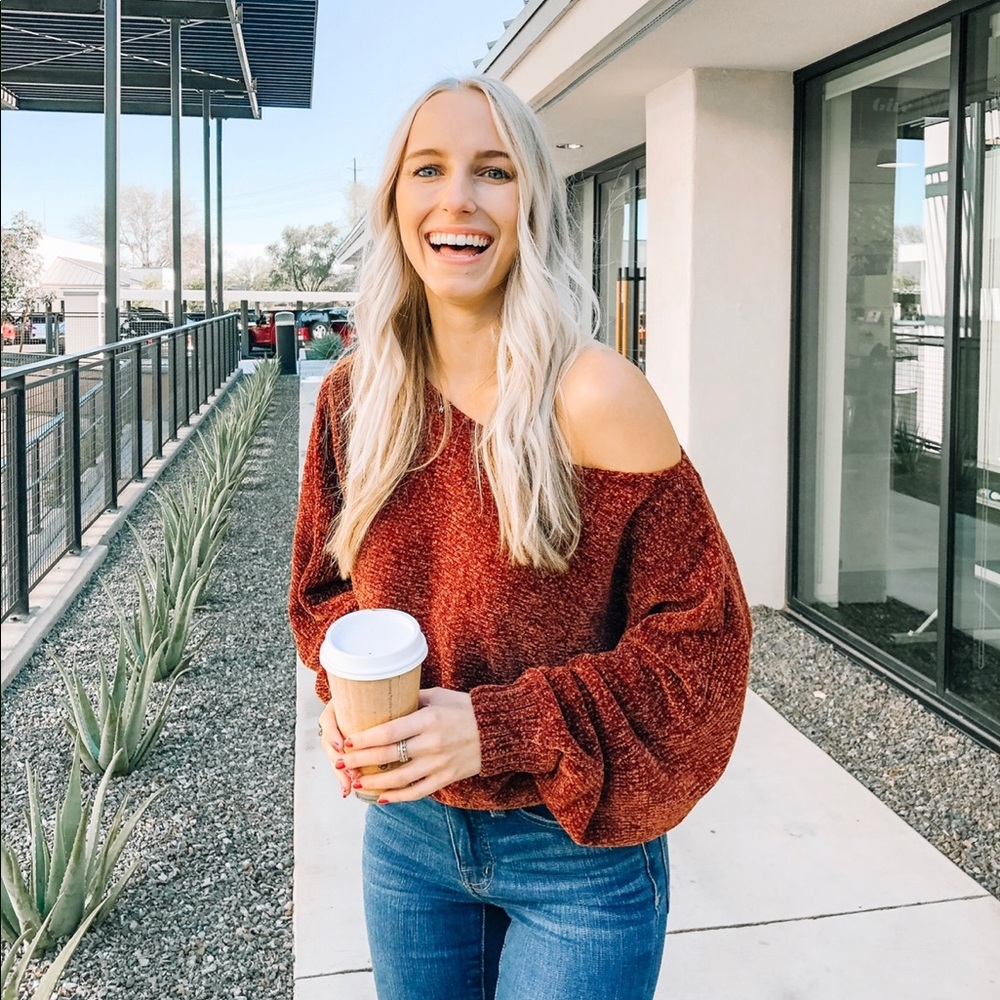 Chenille sweater
